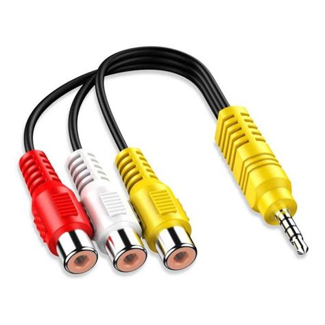 rca adapter for tv|rca connector to tv.